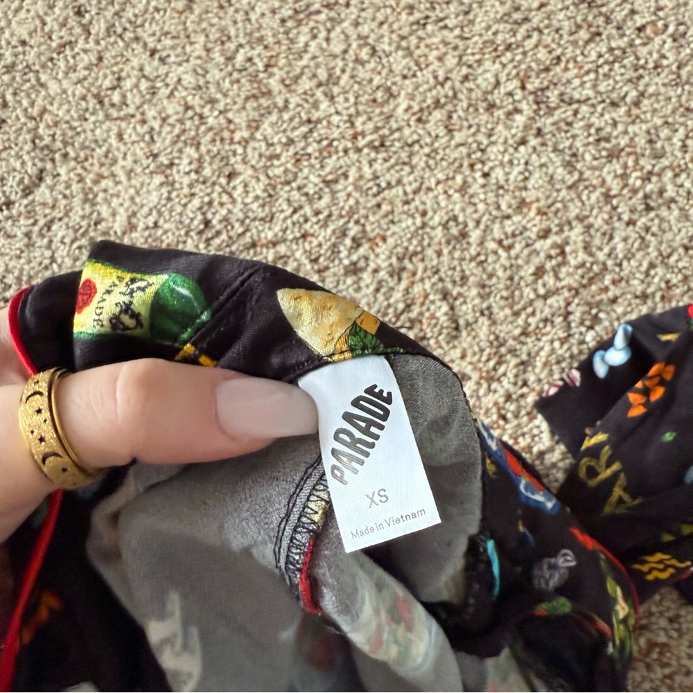 Parade Italian Pasta Print Pajamas - Picture 4 of 9